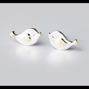 🐦 Sterling Silver Lovebirds Studs 🐦 ‼️
